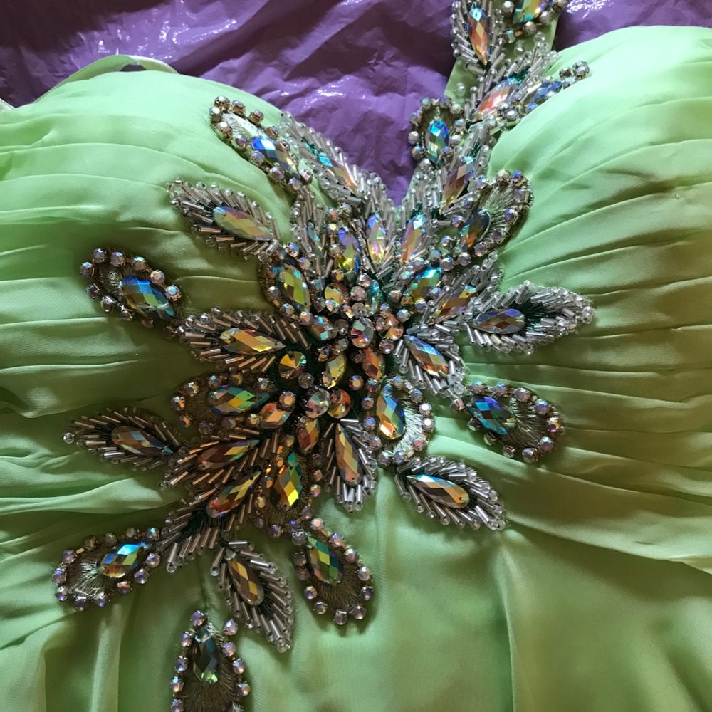 Sequenced Prom Dress - Picture 5 of 8